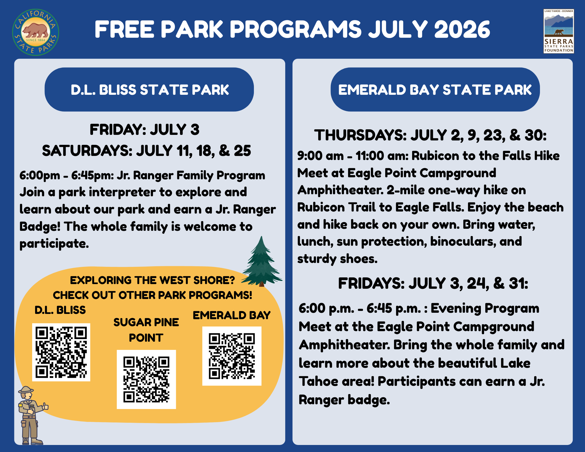 July 2026 Schedule DL Bliss